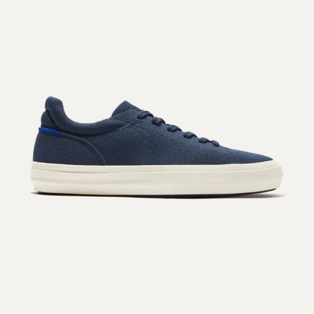 Rothy's RS02 Navy Lace Up Sneakers Trainers Women's 12.5 / Men's 11 Unisex